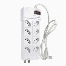 DPS -  8 tomadas - Clamper Multi Proteção - Branco - 9436