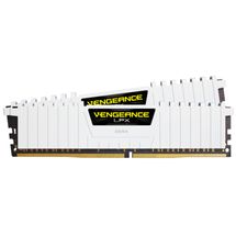 Memória DDR4 - 32GB (2x 16GB) / 3.000MHz - Corsair Vengeance LPX White - CMK32GX4M2B3000C15W (Branca)