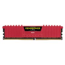 Memória DDR4 - 8GB (1x 8GB) / 2.666MHz - Corsair Vengeance LPX Red - CMK8GX4M1A2666C16R