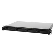 NAS Synology Rackstation 4 baias RS819 1U (Realtek RTD1296, 2GB DDR4, 2x 1GbE LAN, 2x USB 3.2, sem discos)