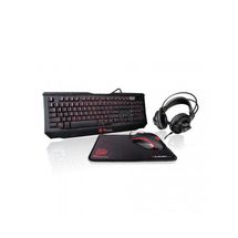 Kit Teclado/Mouse/Mousepad/Headset Thermaltake TT ESPORTS KBGCKPLBL