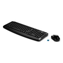 Teclado e Mouse - Sem Fio - HP 300 - 3ML04AA#AC4 - Preto