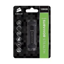 Pendrive USB 3.0 - 128GB - Corsair Flash Survivor Stealth Military Style - CMFSS3B-128GB