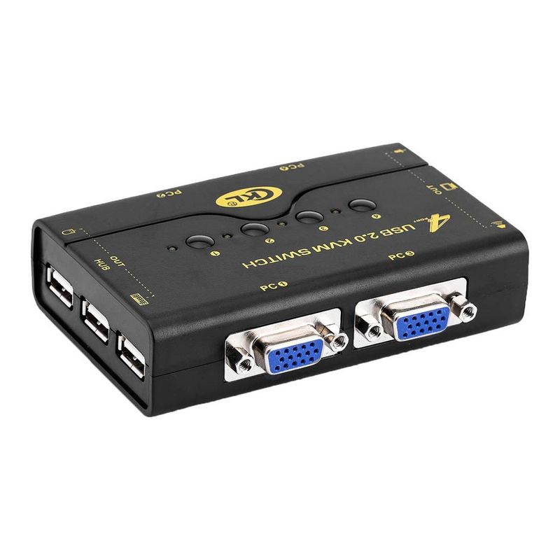 119089-1-Hub_Switch_KVM_4_Portas_JideTech_Preto_CKL_41UA_119089