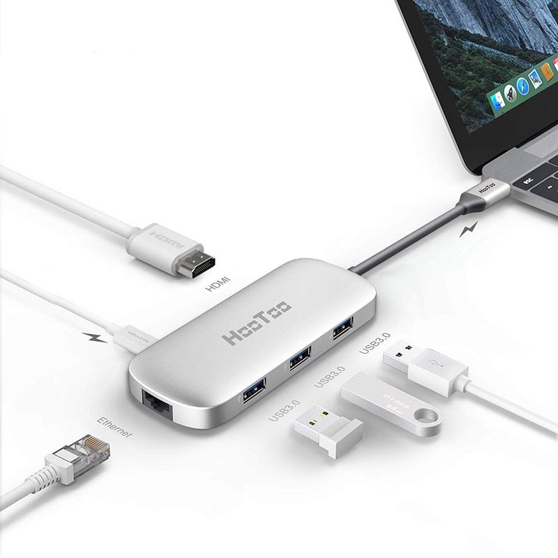 119188-2-Hub_USB_C_6_1_USB_C_Ultra_HD_4K_100w_HooToo_119188