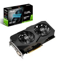 Placa de vídeo - NVIDIA GeForce GTX 1660 (6GB / PCI-E) - Asus DUAL GTX1660-O6G-EVO