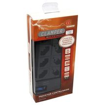 [OPEN BOX] DPS -  8 tomadas - Clamper Multi Proteção - Preto - 9373