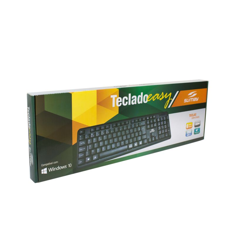 119334-1-Teclado_USB_Sumay_Preto_TC1301_119334