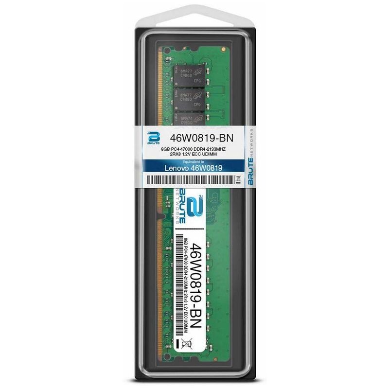 119045-1-Memoria_DDR4_8GB_1X_8Gb_2133MHz_Reg_ECC_1_2v_UDIMM_Brute_Networks_4X70G88316_BN_HMA41GU7AFR8N_119045