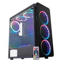 Gabinete ATX - K-Mex Infinity Sync CG-06G8 - Preto