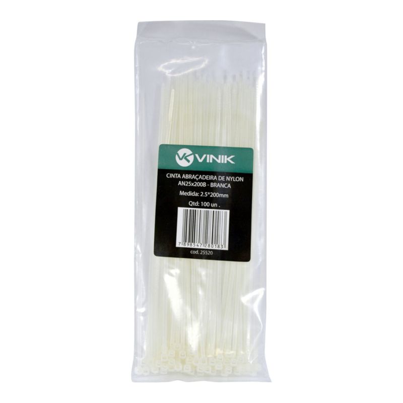 119580-1-Abracadeira_Nylon_200x2_5mm_Vinik_c_100_unidades_Branca_AN25X200B_25520_119580