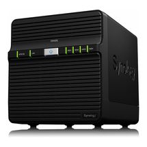 NAS Synology Diskstation 4 baias DS420j (Realtek RTD1296, 1GB DDR4, 1x 1GbE LAN, 2x USB 3.2, sem discos)