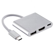 Cabo USB 3.1 > HDMI (Fêmea) + USB 3.0 (Fêmea) - MD9 - 7750