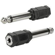 Adaptador de Áudio - 1x P2 (Fêmea) > 1x P10 (Macho) - MD9 - 7204