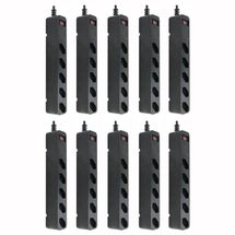 Kit c/10 - DPS - 5 tomadas iClamper Energia 5 Preto - 10872
