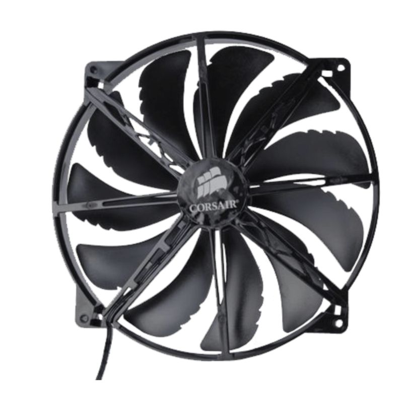 118024-1-OPEN_BOX_Ventoinha_Cooler_20cm_Corsair_A2020M12S_Preto_Conector_de_3_pinos_118024