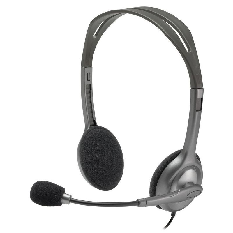 119756-2-OPEN_BOX_Fone_de_Ouvido_c_mic_3_5mm_Logitech_Stereo_Headset_Multidispositivos_H111_Cinza_981_000612_119756