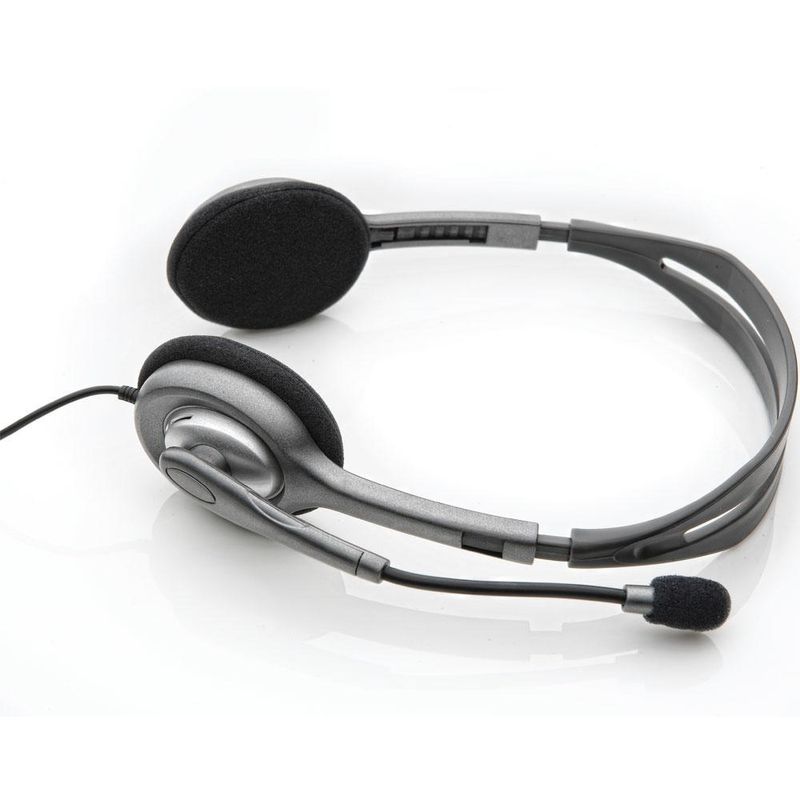 119756-3-OPEN_BOX_Fone_de_Ouvido_c_mic_3_5mm_Logitech_Stereo_Headset_Multidispositivos_H111_Cinza_981_000612_119756