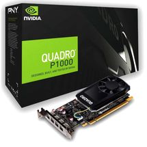Placa de vídeo NVIDIA Quadro P1000 - PNY VCQP1000V2-PB (4GB DDR5, PCIe 3.0 x16)