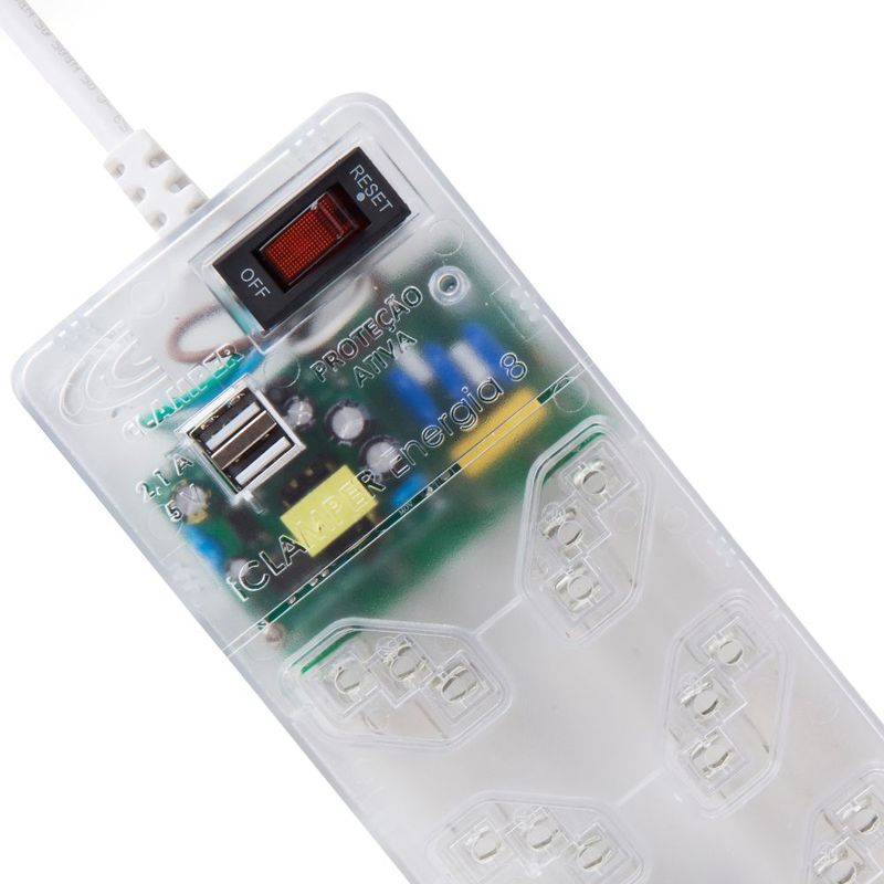 119838-3-DPS_8_tomadas_Clamper_IClamper_Energia_8_USB_Transparente_13004_119838
