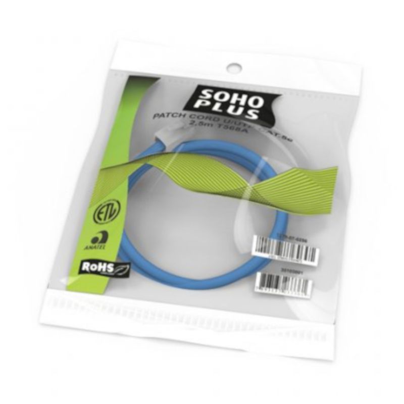 119862-1-Patch_Cord_CAT_5e_Furukawa_Sohoplus_T568A_2_5M_Azul_119862