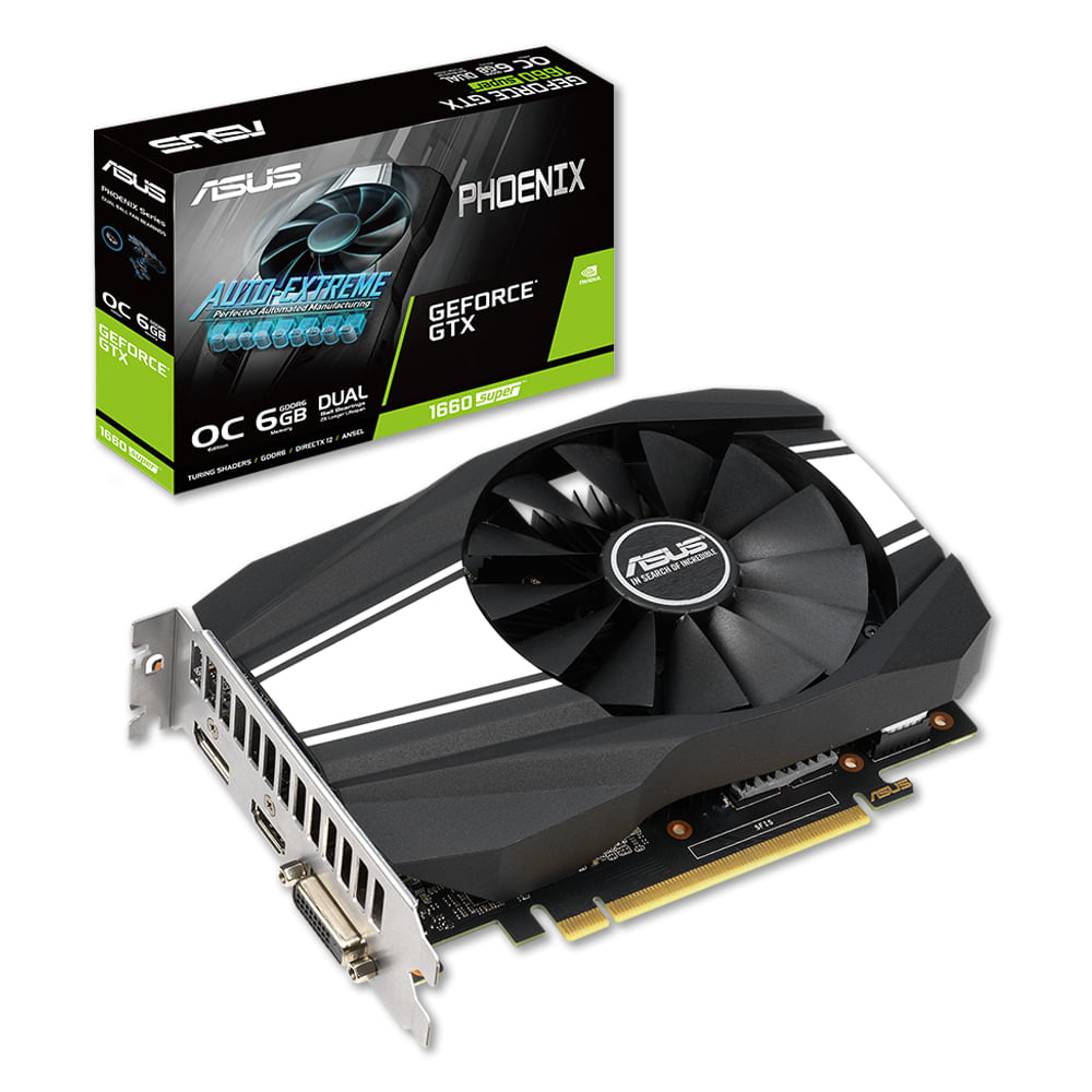 Placa de vídeo - NVIDIA GeForce GTX 1660 Super (6GB / PCI-E