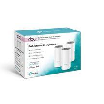 Roteador Wireless TP-LINK - AC1200 - DECO E4 Mesh (Pack c/ 3)