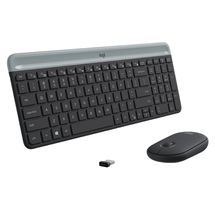 Teclado e Mouse - Sem fio - Logitech Wireless MK470 - Preto - 920-009268