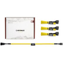 Cabo Extensor p/ ventoinha - 4 pinos PWM - 30cm - Noctua - NA-SEC1 chromax.yellow