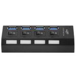 120410-2-Hub_USB_30_4_portas_com_chave_seletora_C3_Tech_Preto_HU_S300BK_120410