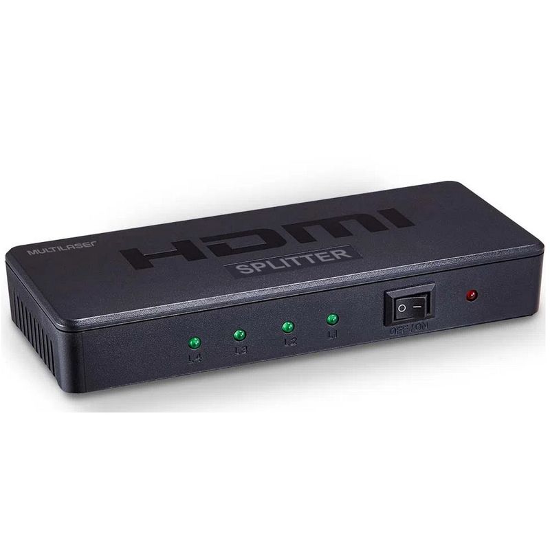 120502-1-Divisor_HDMI_Splitter_4x1_Multilaser_Preto_WI329_120502