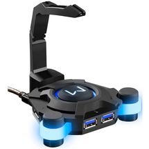 Hub USB 3.0 - 4 portas - Multilaser Gamer Warrior - Preto - AC293