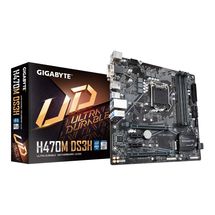 Placa mãe LGA 1200 -  GIGABYTE H470M DS3H (Micro ATX)