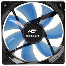 Cooler Gabinete 12cm - C3 Tech Storm (Led Azul) - F7-L100BL
