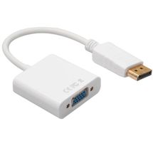 Cabo Conversor de Vídeo  - Displayport (Macho) > VGA (Fêmea) - Branco - MD9 - 7924