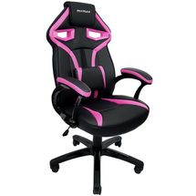 Cadeira Gamer Mymax MX1 MGCH-8131/PK (Preto/Rosa, até 120kg, altura ajustável)