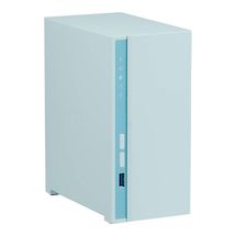 NAS QNAP 2 baias TS-230-US (Realtek RTD1296, 2GB DDR4, 1x GbE LAN, 2x USB 3.2, sem discos)
