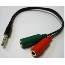 Adaptador p2>p3 - Áudio e Fone - MD9 - Preto - 8013