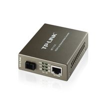 Conversor de Mídia - TP-Link MC111CS Fibra Óptica WDM 10/100Mbps (Preto)
