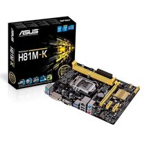 Placa mãe LGA1150 - Asus H81M-K (Micro ATX)