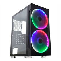 Gabinete ATX - K-Mex Anjo de combate 01A1 - Preto
