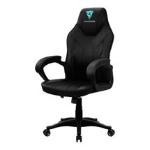 Cadeira Gamer THUNDERX3 EC1 (Preta, 150kg, encosto e braços fixos)