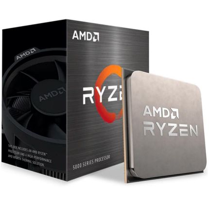 Waz Processador AMD Ryzen 5 5600X (AM4 - 6 núcleos / 12 threads - 3.7GHz) - 100-100000065BOX image