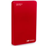 121078-1-Gaveta_Externa_Portatil_25pol_SATA_USB_20_C3Tech_Vermelho_CH_200RD_121078
