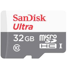 Cartão de memória - microSDHC - 32GB - Sandisk - Classe 10 - SDSQUR-032G-GN3MA