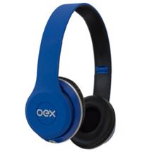 Fone de Ouvido (c/ mic) - 3,5mm - OEX Style - Azul - HP103