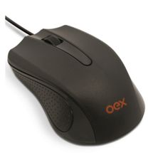 Mouse - USB - Preto - OEX - MS100