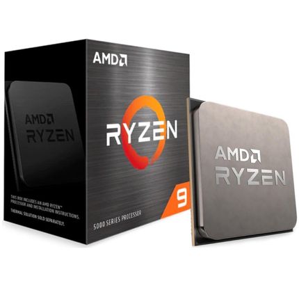 Waz Processador AMD Ryzen 9 5900X (AM4 - 12 núcleos / 24 threads - 3.7GHz) - 100-100000061WOF image