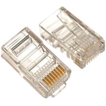 Conector RJ-45 p/ Cabo de Rede macho (Cat 5e) - 8X8 - c/40 - MD9 - 7707