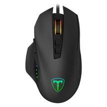 Mouse USB Gamer T-Dagger - Warrant Officer RGB - T-TGM203 (4800 DPI, 6 Botões, Black)
